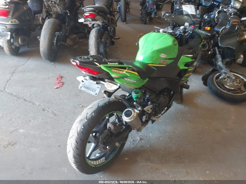 2022 Kawasaki Ex VIN JKAEXKH16NDAH0153 IAAI salvage auction — LEFT FRONT, Salvage Title, sold $1,250 on 2026-07-14 (photo 4)