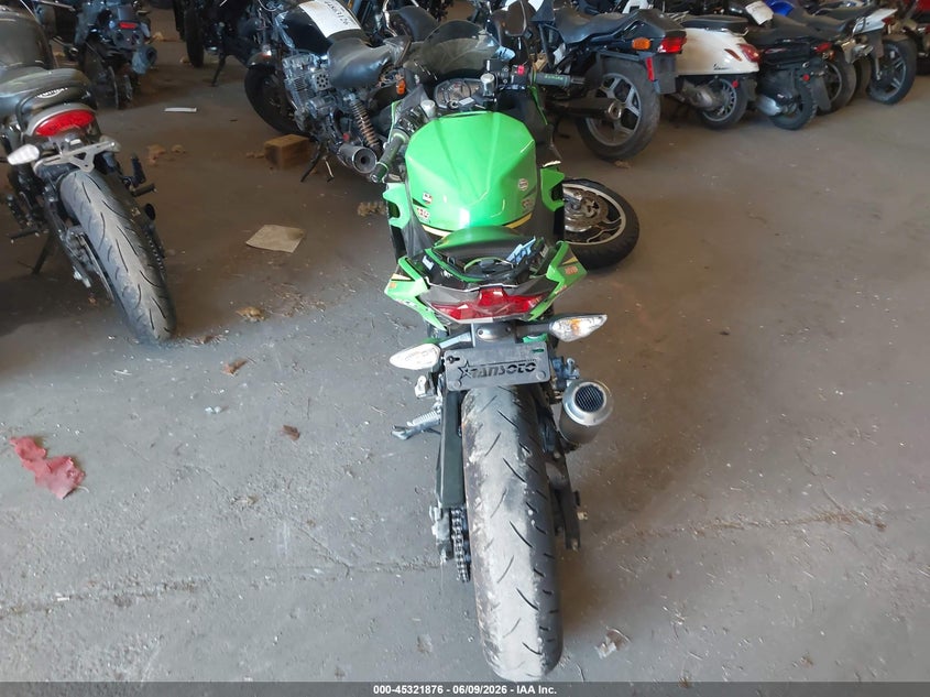 2022 Kawasaki Ex VIN JKAEXKH16NDAH0153 IAAI salvage auction — LEFT FRONT, Salvage Title, sold $1,250 on 2026-07-14 (photo 6)