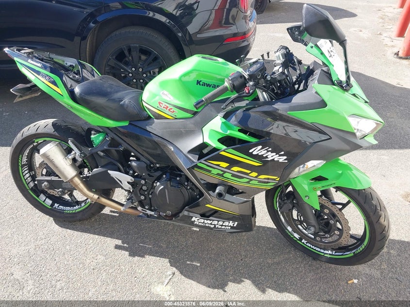 2022 Kawasaki Ex VIN JKAEXKH16NDAH0153 IAAI salvage auction — LEFT FRONT, Salvage Title, sold $1,250 on 2026-07-14 (photo 8)