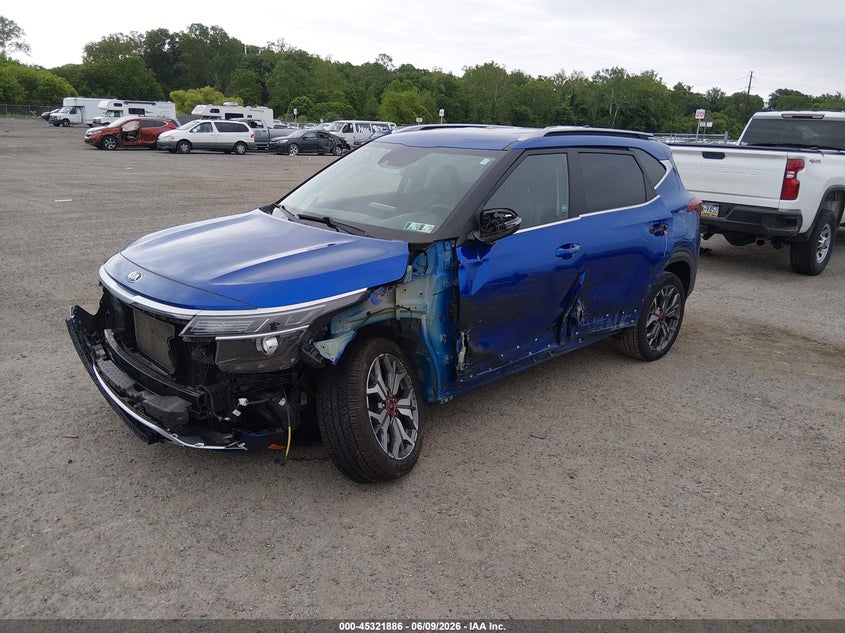 2021 Kia Seltos VIN KNDEUCA21M7228193 IAAI salvage auction — FRONT END, Salvage Title, sold $3,050 on 2026-07-13 (photo 2)