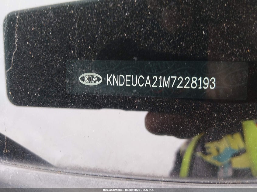 2021 Kia Seltos VIN KNDEUCA21M7228193 IAAI salvage auction — FRONT END, Salvage Title, sold $3,050 on 2026-07-13 (photo 9)