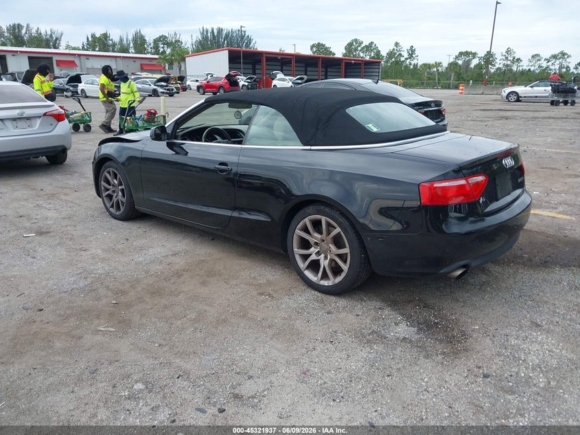 2010 Audi A5 VIN WAUAFAFH9AN017712 IAAI salvage auction — FRONT END, Rebuildable (Florida), sold $1,750 on 2026-07-13 (photo 3)