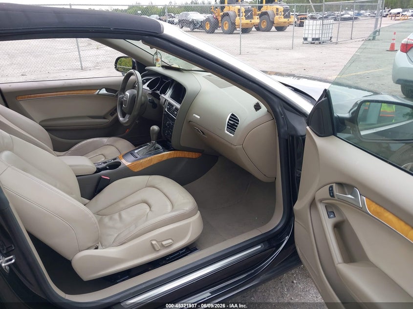 2010 Audi A5 VIN WAUAFAFH9AN017712 IAAI salvage auction — FRONT END, Rebuildable (Florida), sold $1,750 on 2026-07-13 (photo 5)