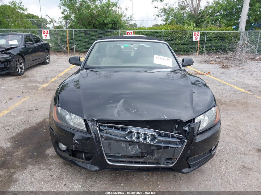 2010 Audi A5 VIN WAUAFAFH9AN017712 IAAI salvage auction — FRONT END, Rebuildable (Florida), sold $1,750 on 2026-07-13 (photo 6)