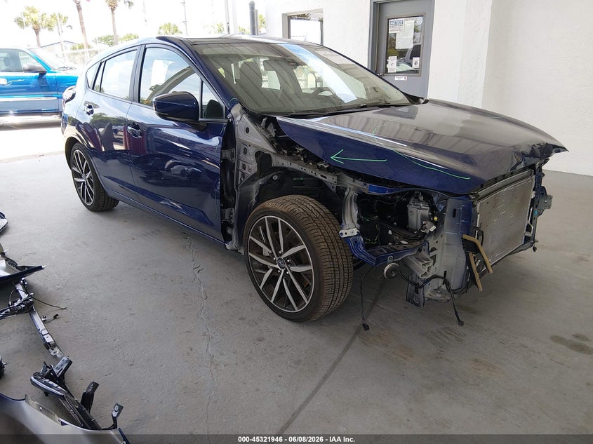 2026 Subaru Impreza VIN JF1GUAFC7T8213534 IAAI salvage auction — FRONT END, Salvage Title, sold $2,900 on 2026-07-11 (photo 1)