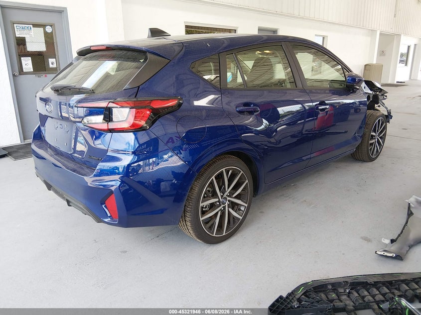 2026 Subaru Impreza VIN JF1GUAFC7T8213534 IAAI salvage auction — FRONT END, Salvage Title, sold $2,900 on 2026-07-11 (photo 4)