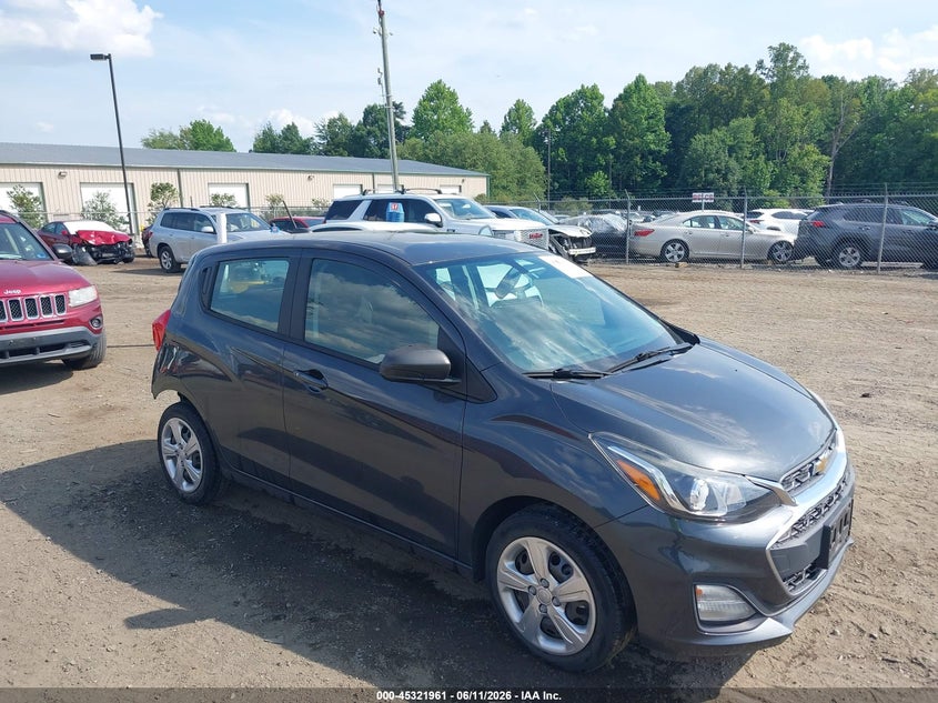2020 Chevrolet Spark VIN KL8CB6SA2LC451670 IAAI salvage auction — REAR END, Salvage Title, sold $1,950 on 2026-07-26 (photo 1)
