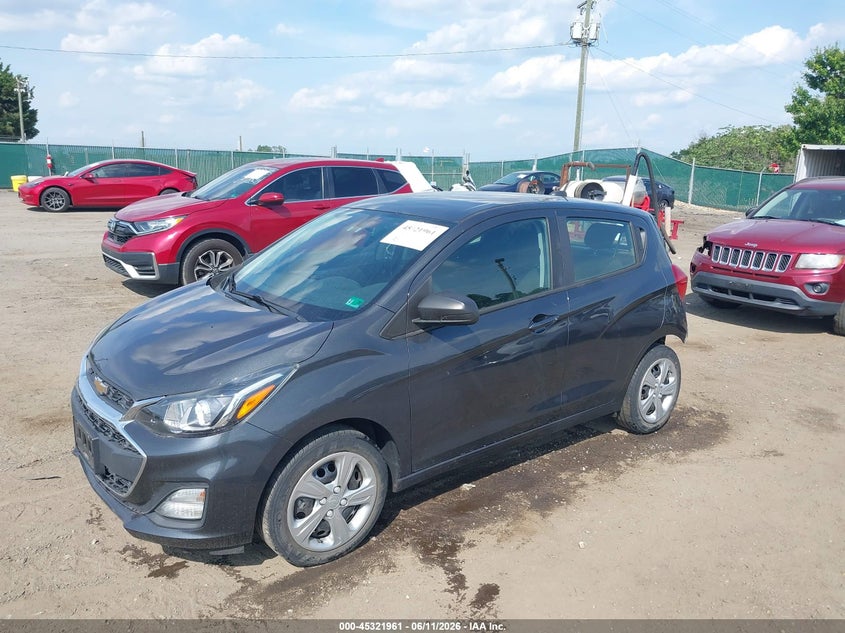 2020 Chevrolet Spark VIN KL8CB6SA2LC451670 IAAI salvage auction — REAR END, Salvage Title, sold $1,950 on 2026-07-26 (photo 2)