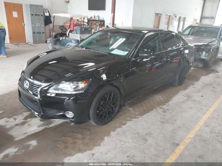 2013 Lexus Gs VIN JTHCE1BL2D5012508 IAAI salvage auction — UNKNOWN, Salvage Title, sold $1,600 on 2026-07-07 (photo 2)