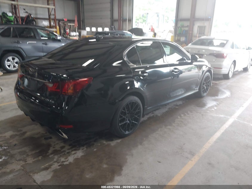 2013 Lexus Gs VIN JTHCE1BL2D5012508 IAAI salvage auction — UNKNOWN, Salvage Title, sold $1,600 on 2026-07-07 (photo 4)