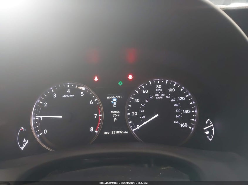 2013 Lexus Gs VIN JTHCE1BL2D5012508 IAAI salvage auction — UNKNOWN, Salvage Title, sold $1,600 on 2026-07-07 (photo 7)