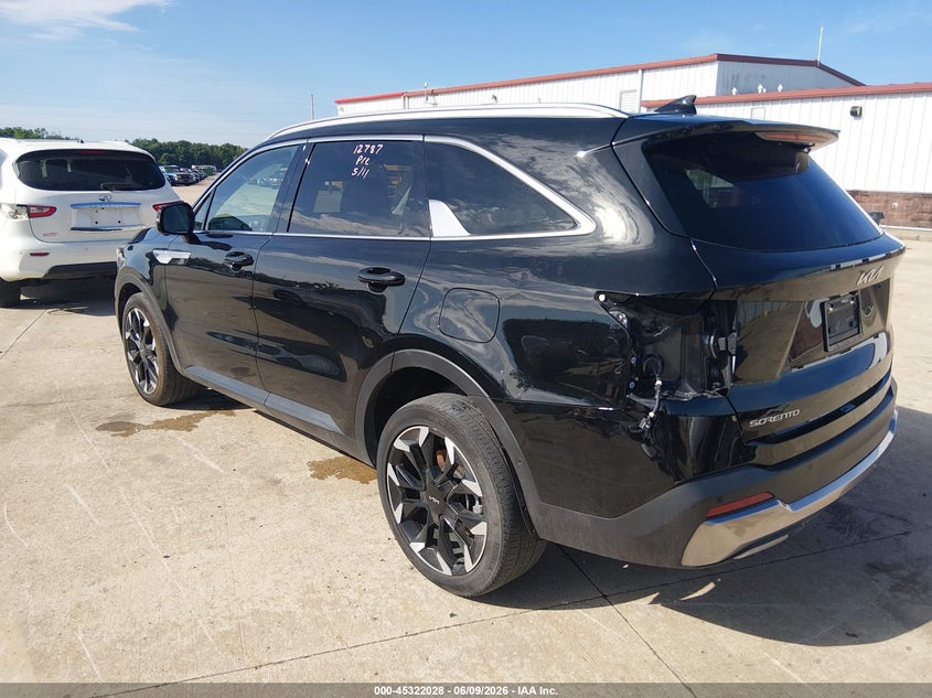 2024 Kia Sorento VIN 5XYRK4JF9RG292122 IAAI salvage auction — RIGHT SIDE, Salvage (Illinois), sold $9,400 on 2026-07-21 (photo 3)