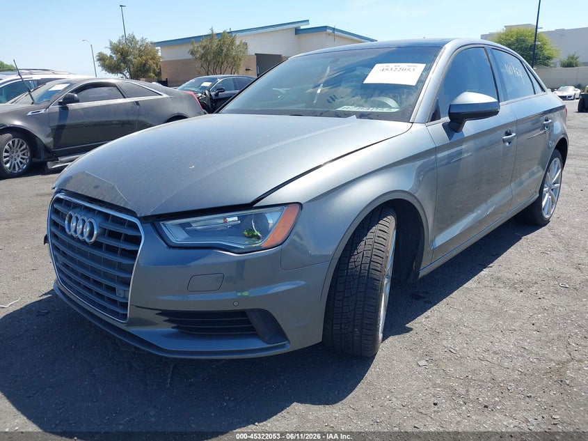 2016 Audi A3 VIN WAUA7GFF1G1039976 IAAI salvage auction — RIGHT FRONT, Salvage Title, sold $25 on 2026-07-24 (photo 2)