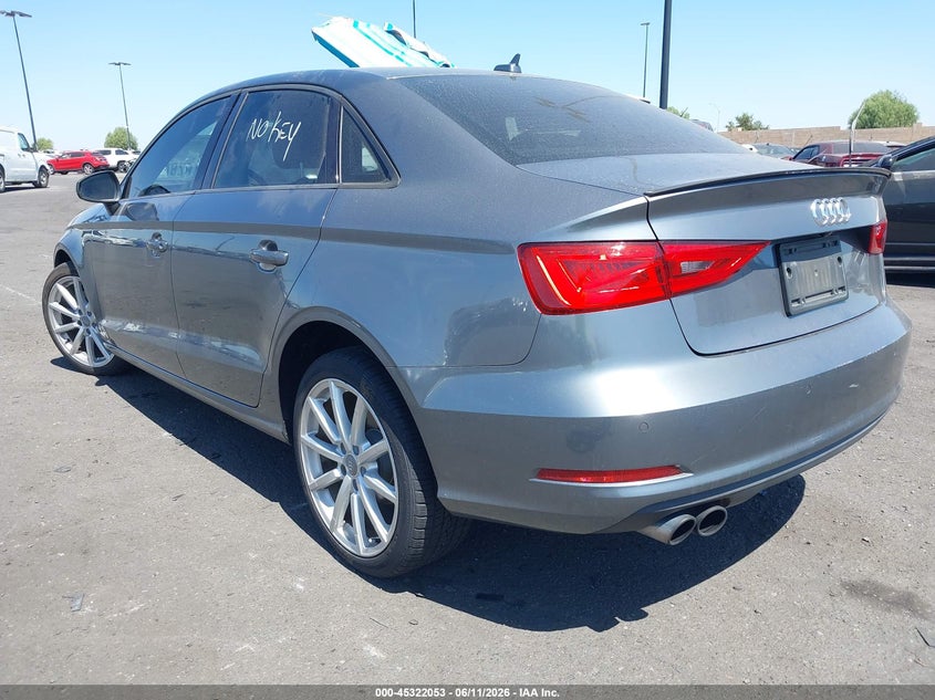 2016 Audi A3 VIN WAUA7GFF1G1039976 IAAI salvage auction — RIGHT FRONT, Salvage Title, sold $25 on 2026-07-24 (photo 3)