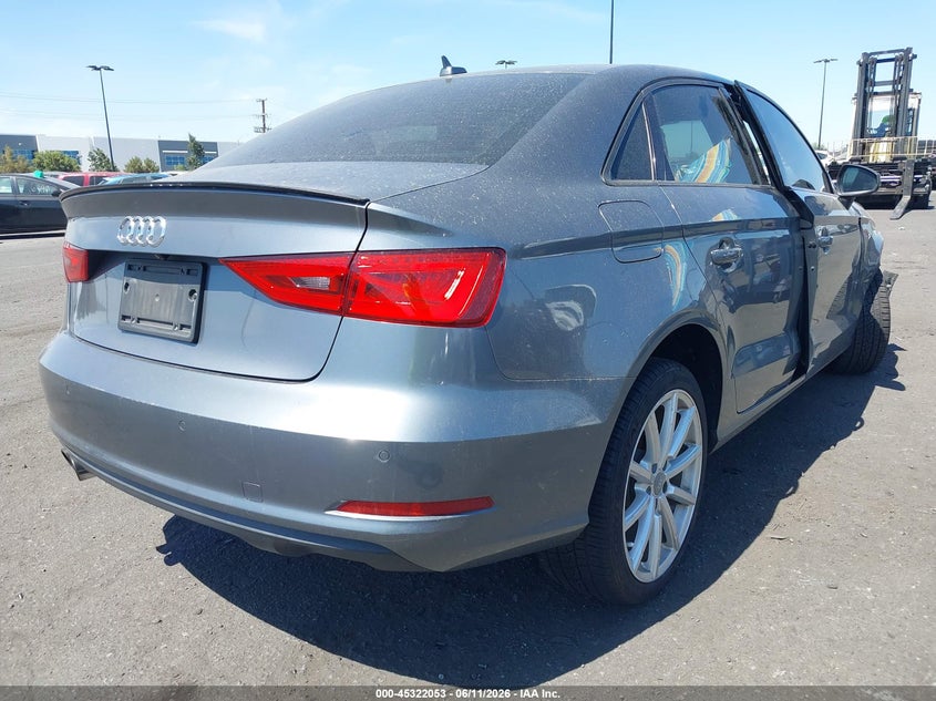 2016 Audi A3 VIN WAUA7GFF1G1039976 IAAI salvage auction — RIGHT FRONT, Salvage Title, sold $25 on 2026-07-24 (photo 4)