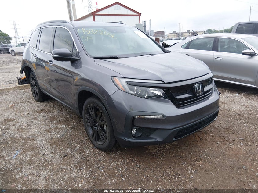 2022 Honda Pilot VIN 5FNYF6H21NB081514 IAAI salvage auction — REAR END, Salvage Title, sold $11,500 on 2026-07-29 (photo 1)