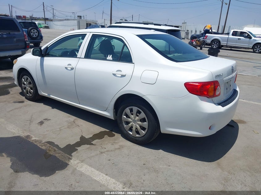 2009 Toyota Corolla VIN JTDBL40E899032268 IAAI salvage auction — NORMAL WEAR, Clear - Dealer Only (California), sold $1,550 on 2026-07-15 (photo 3)