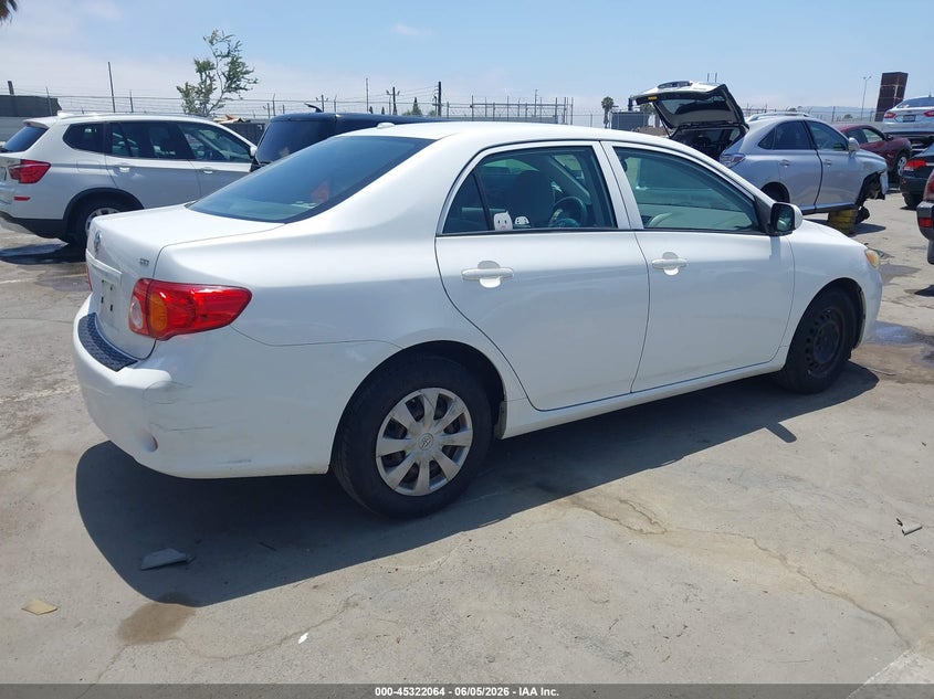 2009 Toyota Corolla VIN JTDBL40E899032268 IAAI salvage auction — NORMAL WEAR, Clear - Dealer Only (California), sold $1,550 on 2026-07-15 (photo 4)
