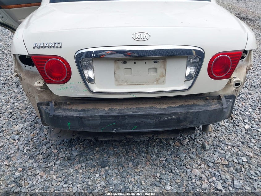 2005 Kia Amanti VIN KNALD124855067900 IAAI salvage auction — REAR END, Salvage (Georgia), sold $425 on 2026-07-06 (photo 6)
