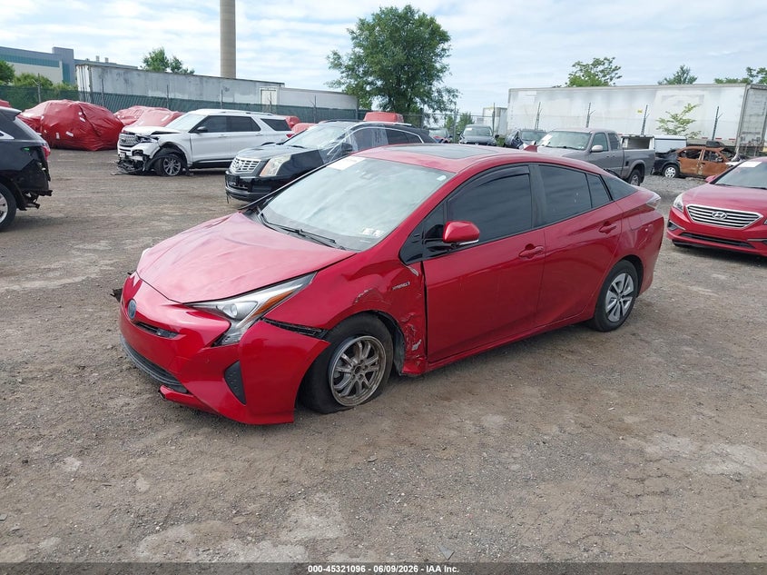 2017 Toyota Prius VIN JTDKARFU3H3538884 IAAI salvage auction — SIDE, Salvage Title, sold $3,200 on 2026-07-17 (photo 2)