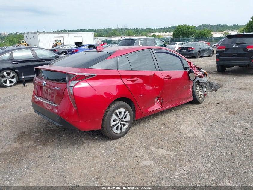 2017 Toyota Prius VIN JTDKARFU3H3538884 IAAI salvage auction — SIDE, Salvage Title, sold $3,200 on 2026-07-17 (photo 4)
