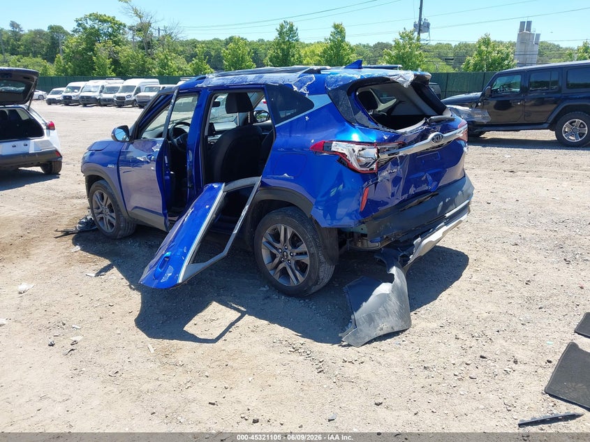 2021 Kia Seltos VIN KNDEUCAA3M7155268 IAAI salvage auction — THEFT, Mv-907A (New York), sold $925 on 2026-07-28 (photo 3)