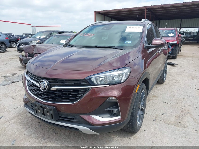 2022 Buick Encore gx VIN KL4MMDS20NB140261 IAAI salvage auction — REAR END, Salvage Title, sold $3,300 on 2026-08-02 (photo 2)