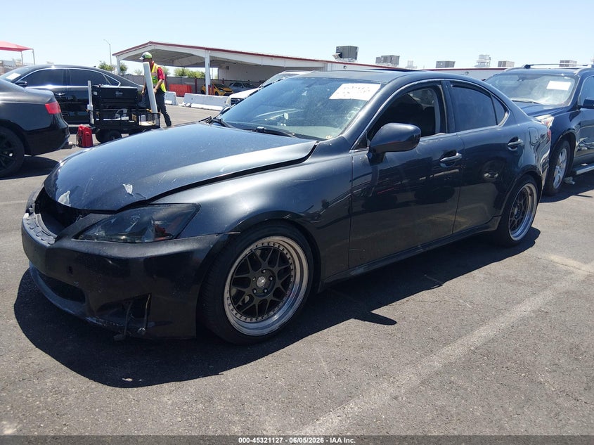 2007 Lexus Is 250 VIN JTHBK262475037099 IAAI salvage auction — NORMAL WEAR, Salvage (California), sold $100 on 2026-07-24 (photo 2)