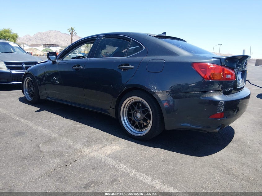 2007 Lexus Is 250 VIN JTHBK262475037099 IAAI salvage auction — NORMAL WEAR, Salvage (California), sold $100 on 2026-07-24 (photo 3)