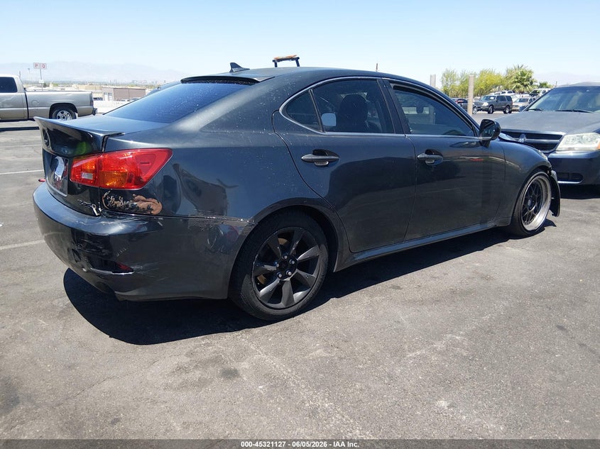 2007 Lexus Is 250 VIN JTHBK262475037099 IAAI salvage auction — NORMAL WEAR, Salvage (California), sold $100 on 2026-07-24 (photo 4)