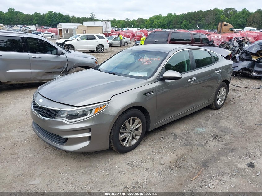 2018 Kia Optima VIN 5XXGT4L38JG232655 IAAI salvage auction — REAR END, Salvage Title, sold $2,150 on 2026-07-10 (photo 2)