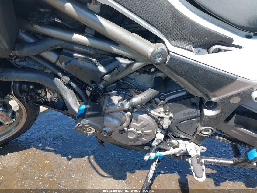 2019 Ducati Multistrada VIN ZDMAAEKW1KB006286 IAAI salvage auction — LEFT SIDE, Salvage - Greater Than 75% (Maryland), sold $3,450 on 2026-07-06 (photo 9)
