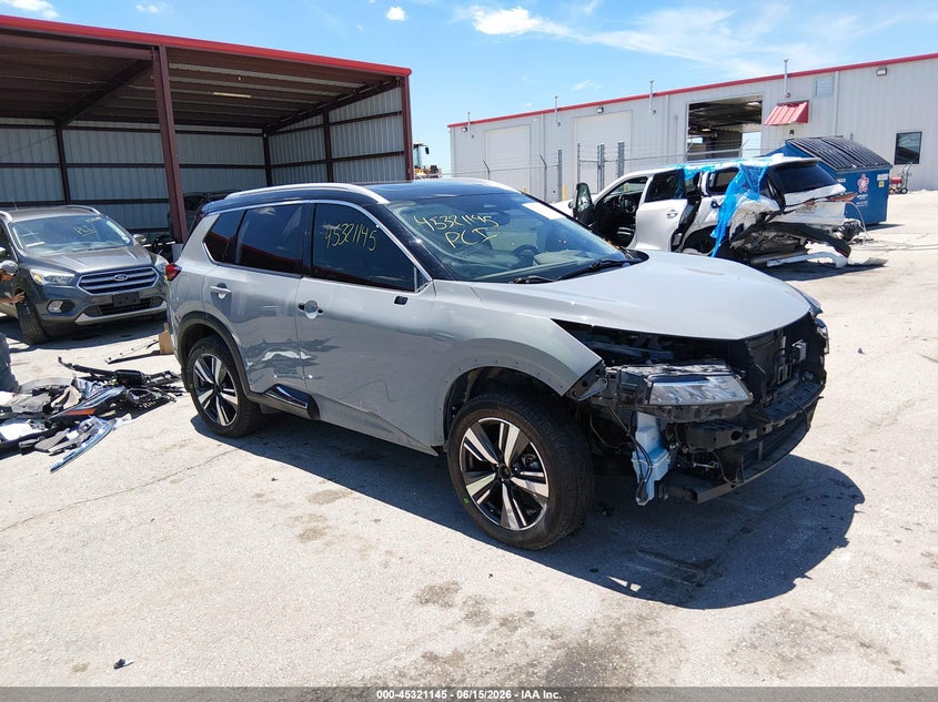 2023 Nissan Rogue VIN JN8BT3DD8PW314151 IAAI salvage auction — FRONT END, Salvage (Missouri), sold $9,600 on 2026-07-09 (photo 1)
