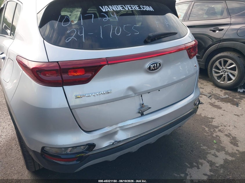 2020 Kia Sportage VIN KNDP63AC2L7711170 IAAI salvage auction — REAR END, Salvage (Ohio), sold $4,500 on 2026-07-07 (photo 6)
