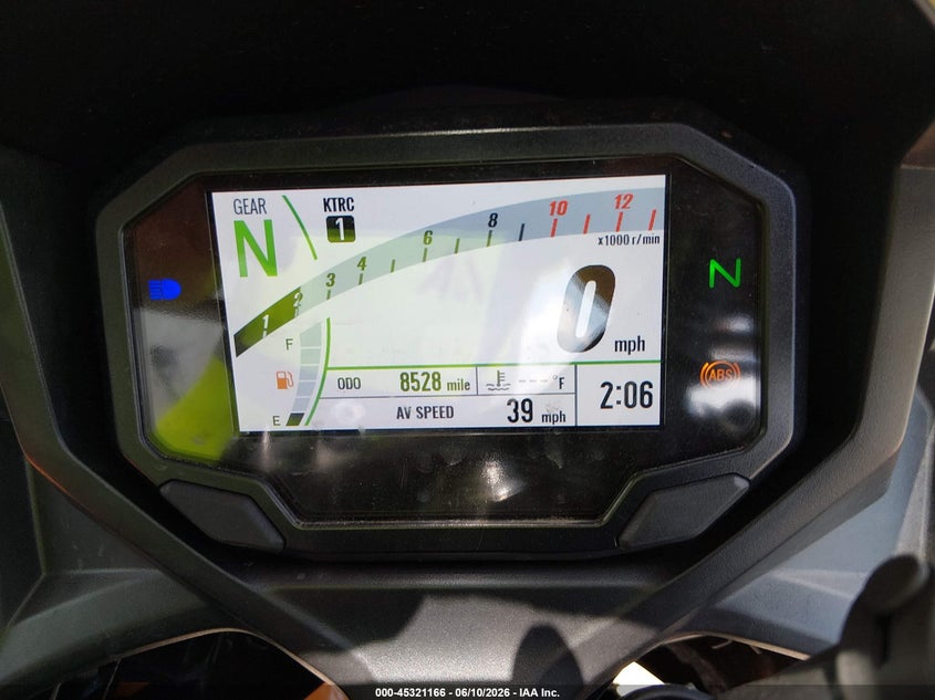 2025 Kawasaki Ninja VIN ML5EXEP11SDAF7504 IAAI salvage auction — REAR END, Salvage (Tennessee), sold $2,400 on 2026-07-21 (photo 7)