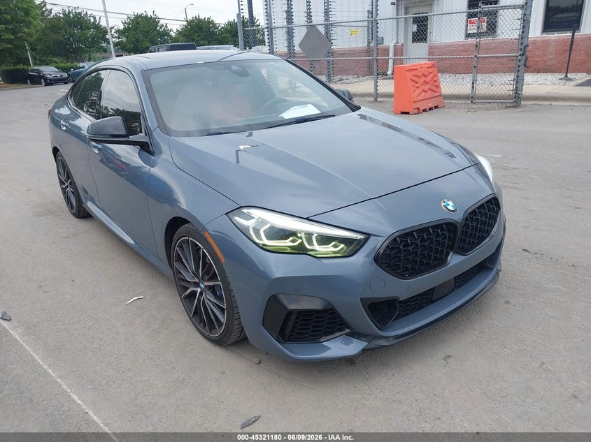 2021 BMW 2er VIN WBA13AL09M7H07706 IAAI salvage auction — SIDE, Salvage (North Carolina), sold $9,050 on 2026-08-17 (photo 1)