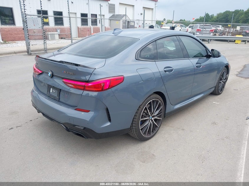 2021 BMW 2er VIN WBA13AL09M7H07706 IAAI salvage auction — SIDE, Salvage (North Carolina), sold $9,050 on 2026-08-17 (photo 4)