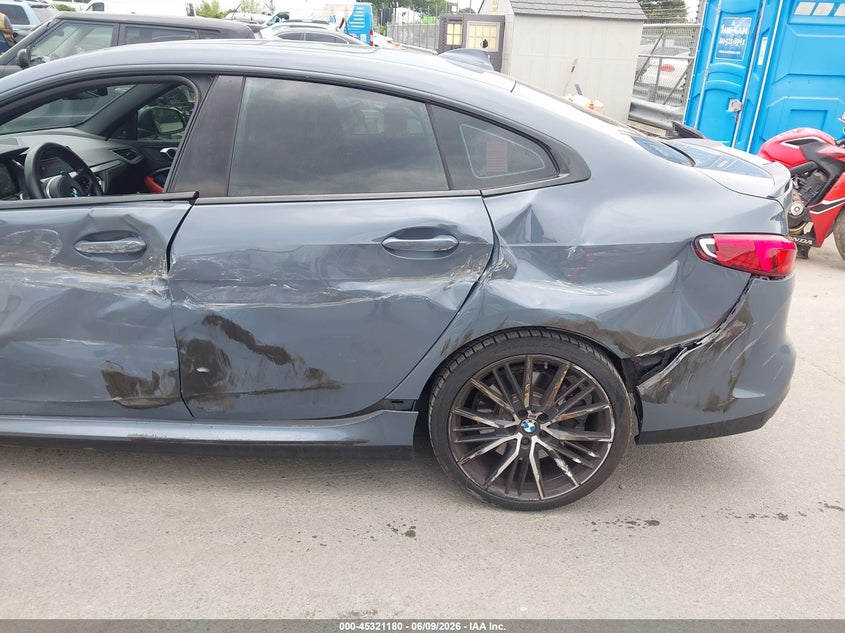 2021 BMW 2er VIN WBA13AL09M7H07706 IAAI salvage auction — SIDE, Salvage (North Carolina), sold $9,050 on 2026-08-17 (photo 6)