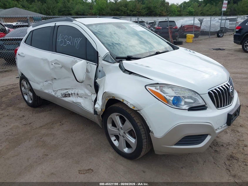 2015 Buick Encore VIN KL4CJESB0FB164068 IAAI salvage auction — SIDE, Salvage Title, sold $550 on 2026-07-21 (photo 1)