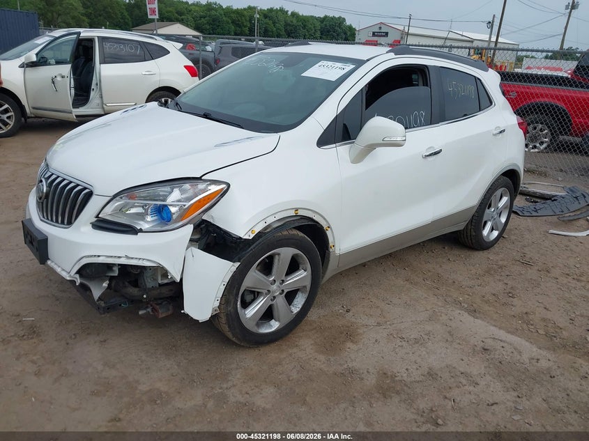 2015 Buick Encore VIN KL4CJESB0FB164068 IAAI salvage auction — SIDE, Salvage Title, sold $550 on 2026-07-21 (photo 2)