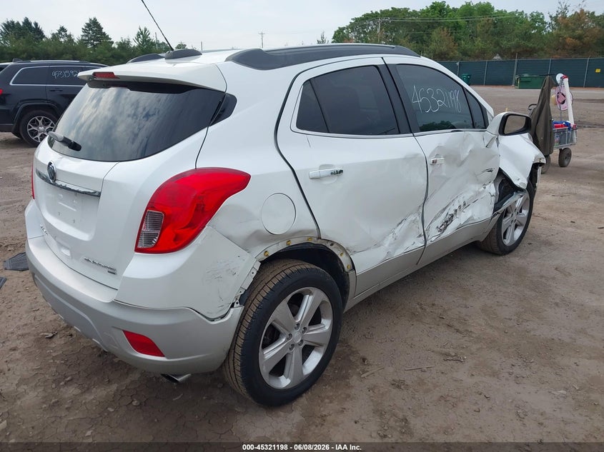 2015 Buick Encore VIN KL4CJESB0FB164068 IAAI salvage auction — SIDE, Salvage Title, sold $550 on 2026-07-21 (photo 4)