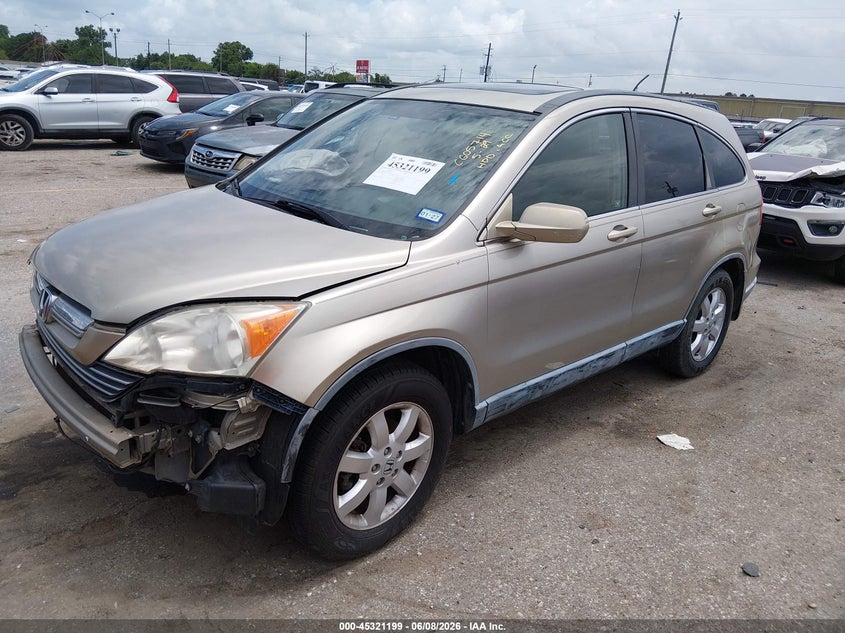 2007 Honda Cr-v VIN JHLRE387X7C003091 IAAI salvage auction — RIGHT SIDE, Salvage (Texas), sold $1,125 on 2026-07-15 (photo 2)