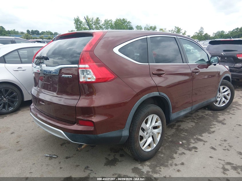2016 Honda Cr-v VIN 2HKRM4H54GH623329 IAAI salvage auction — LEFT FRONT, Salvage Title, sold $4,850 on 2026-07-18 (photo 4)