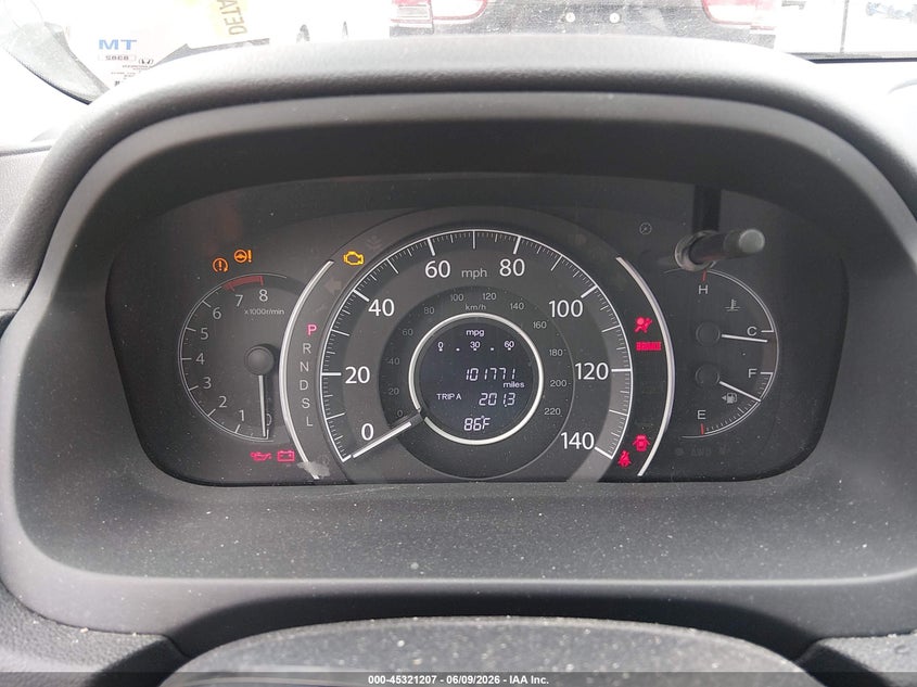 2016 Honda Cr-v VIN 2HKRM4H54GH623329 IAAI salvage auction — LEFT FRONT, Salvage Title, sold $4,850 on 2026-07-18 (photo 7)