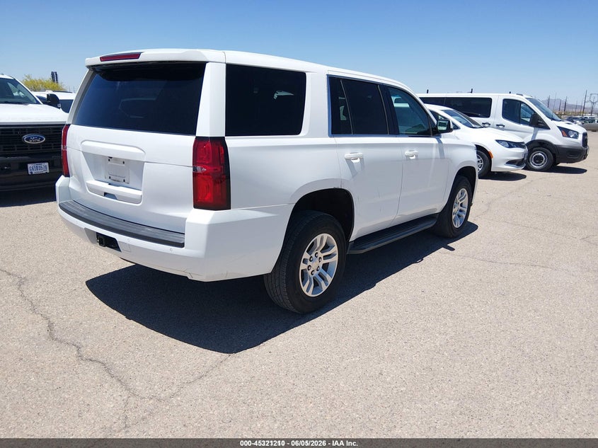 2018 Chevrolet Tahoe VIN 1GNSKFECXJR302361 IAAI salvage auction — NORMAL WEAR, Sf97 (Arizona), sold $10,700 on 2026-07-28 (photo 4)