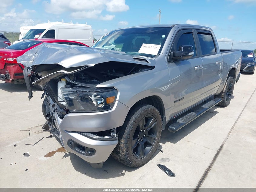 2022 Ram 1500 VIN 1C6RREFT9NN157426 IAAI salvage auction — FRONT END, Salvage Title, sold $3,450 on 2026-07-10 (photo 2)