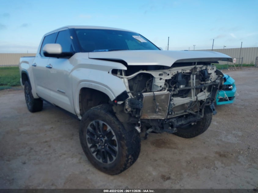 2023 Toyota Tundra VIN 5TFJC5DBXPX034694 IAAI salvage auction — FRONT END, Original (Texas), sold $17,200 on 2026-08-02 (photo 1)