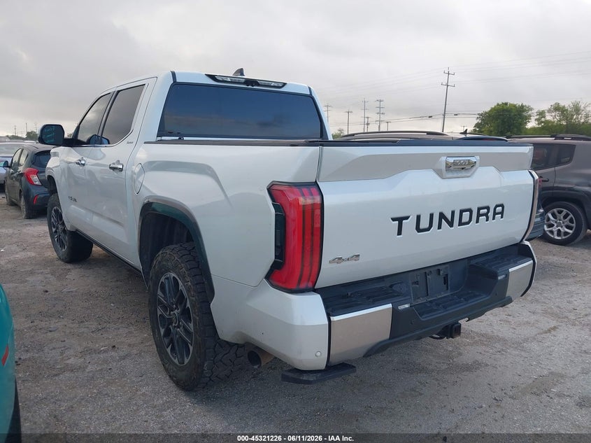 2023 Toyota Tundra VIN 5TFJC5DBXPX034694 IAAI salvage auction — FRONT END, Original (Texas), sold $17,200 on 2026-08-02 (photo 3)