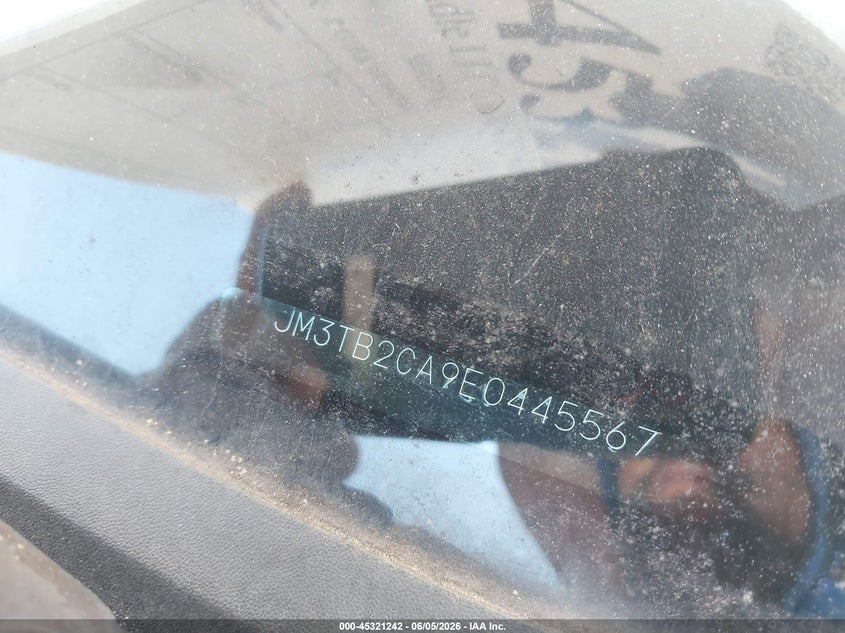 2014 Mazda Cx-9 VIN JM3TB2CA9E0445567 IAAI salvage auction — NORMAL WEAR, Clear-Dealer Only (North Carolina), sold $1,050 on 2026-07-13 (photo 9)