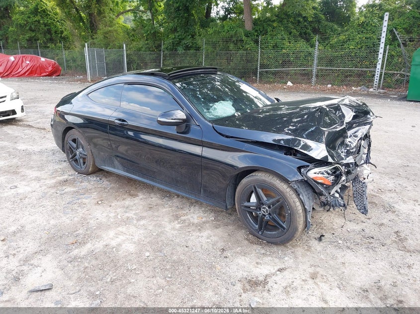 2019 Mercedes-benz C-klasse VIN WDDWJ8EB8KF845880 IAAI salvage auction — FRONT END, Salvage Title, sold $4,800 on 2026-08-14 (photo 1)